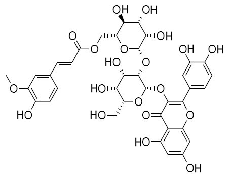 Quercetin 3-O-[2-O-(6-O-E-feruloyl)-beta-D-glucopyranosyl]-beta-D-galactopyranoside